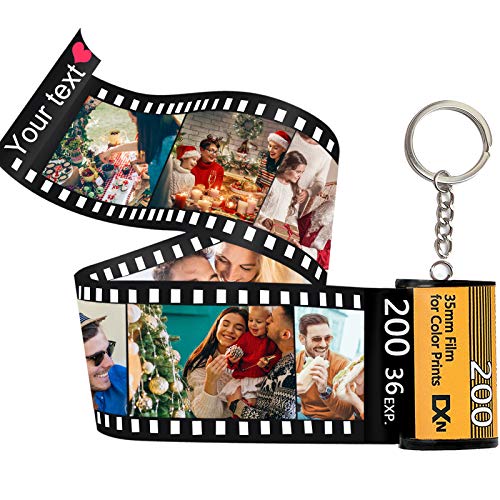 10 Pictures Camera Film Roll Keychain: A DIY Custom Gift Idea for 2023