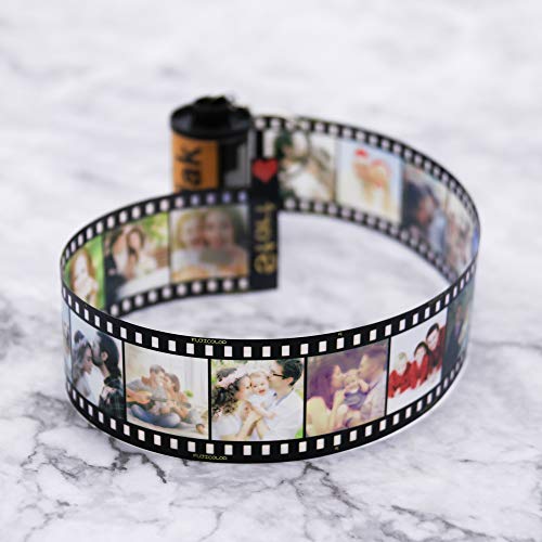 15 Personalized Keychains: A Colorful Camera Film Roll Album on a Unique Keyring for Custom Gifts in 2024