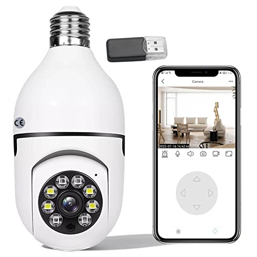 2023 Review: Bulb Camera 2.4GHz WiFi Outdoor/Indoor - HD 1080P E27 Bulb Camera with Human Motion Detection and Full Color Day/Night Vision - A Comprehensive Home Security Camera Guide