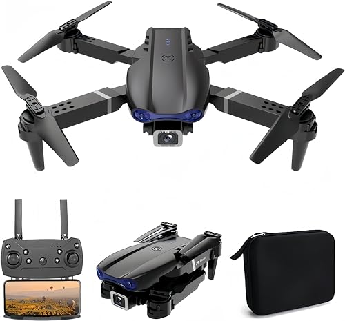 2024 Review: Drone with 1080P Dual HD Camera - Upgraded RC Quadcopter for Adults and Kids, WiFi FPV, Trajectory Flight, Auto Hover, 2 Batteries, Carrying Case