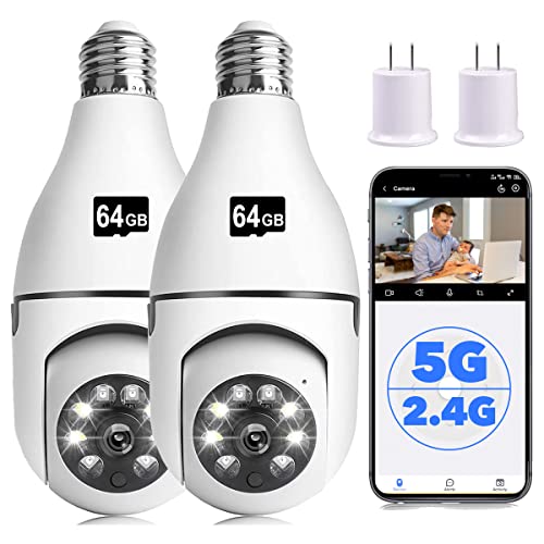 2024 Review: Is the Light Bulb Security Camera Worth it? A Comprehensive Guide and Comparison of the Best 360° PTZ Light Socket Cameras with Motion Detection Auto Tracking (2Pack 5GHz & 2.4GHz) Including Pros and Cons, Alternatives, and Price