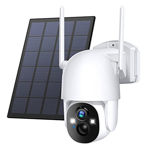 2024 Review: Wireless Outdoor Security Cameras - 355°PTZ, 3MP 2K FHD, Solar-Powered, Motion Detection, Color Night Vision, 2-Way Talk