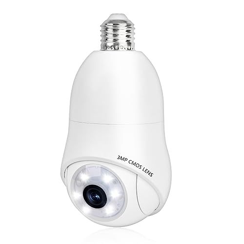 2K 360° Pan Tilt WiFi Security Camera: The Ultimate Guide to Light Bulb Security Cameras for Indoor and Outdoor Home Security in 2023