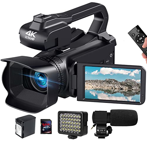 4K Video Camera Camcorder with Auto Focus, 64MP 60FPS 18X Digital Zoom, WiFi, and Touch Screen: A Comprehensive Review