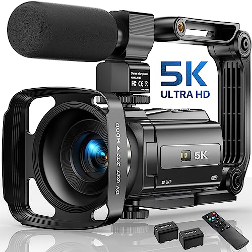 5K Video Camera Camcorder: A Comprehensive Review of the 48MP UHD Wifi IR Night Vision Vlogging Camera for YouTube (2023)