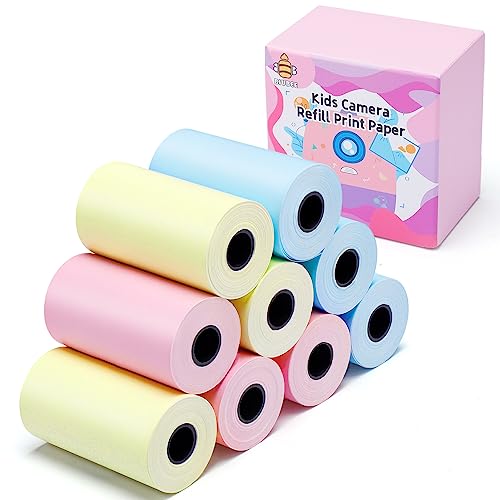 9 Rolls Kids Instant Camera Refill Print Paper: Blue, Pink, Yellow - 2023 Review & Guide