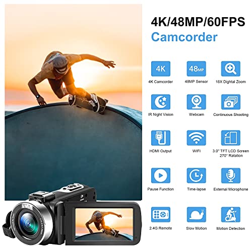 Acuvar 4K Video Camera Camcorder 2024 Review: Is this Vlogging Camera with WiFi and 18X Zoom Worth it?