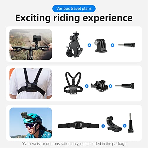 Adaptom Action Camera Accessories Kit: A Comprehensive Guide for GoPro Hero 12 11 10 9 8 7 6 5 4, GoPro Max, GoPro Fusion, Insta360, DJI Osmo, and More (2024)