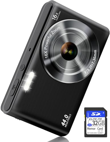 Affordable 4K Kids Camera Review 2024: UIKICON 44MP Point and Shoot Camera with 16X Zoom