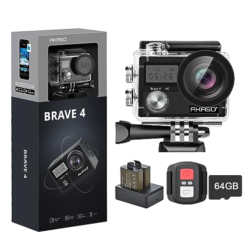 AKASO Brave 4 Action Camera 4K 30fps: A Comprehensive Review and Accessories Bundle Guide