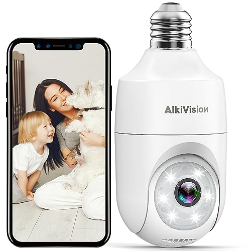 Alkivision 2K Light Bulb Security Cameras: A Comprehensive Review (2023)