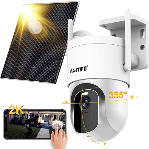 AMTIFO Security Camera Wireless Outdoor Solar Powered: 2K WiFi Home Outdoor Camera with Solar Panel - A Comprehensive Review and Guide (2023)