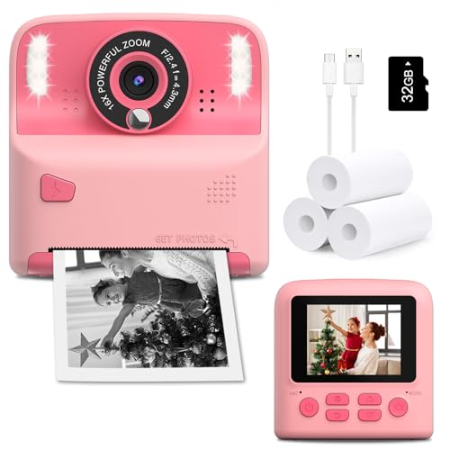 Amzelas Instant Print Camera Review: Perfect Christmas Gift for Kids 3-12 - 2024 Guide