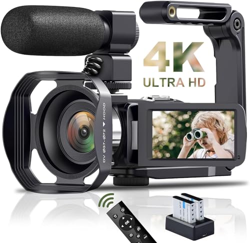 AteEco 4K Video Camera Camcorder Review: 48MP, 60FPS, IR Night Vision, WiFi, and 18X Zoom [2023]