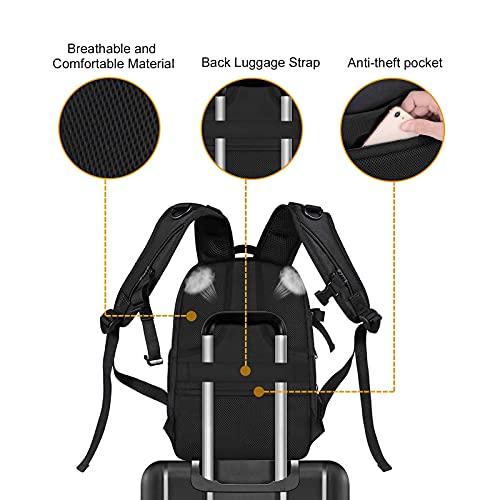 Best Waterproof Camera Backpack 2024: Top 15-16 inch Hardshell Case with Laptop Compartment for Canon/Nikon/Sony