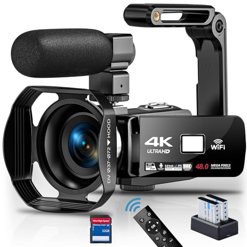 Camcorder Video Camera 4K 48MP: A Comprehensive Review and Buyer’s Guide (2023)