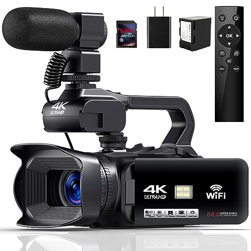 Camcorder Video Camera 4K 64MP 60FPS: A Comprehensive Review and Comparison of the Best Vlogging Cameras for YouTube in 2023