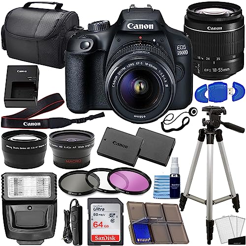 Canon EOS 2000D (Rebel T7) DSLR Bundle: Review, Benefits, and Complete Photo Guide for 2024