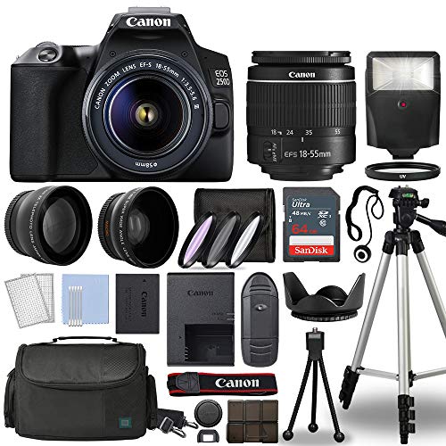 Canon EOS 250D / Rebel SL3 DSLR Camera Kit: Review, Pros and Cons, and Complete Accessory Bundle