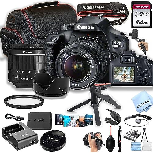 Canon EOS 4000D / Rebel T100 DSLR Camera Bundle 2024: Review, Pros and Cons, and Comparison with Alternatives