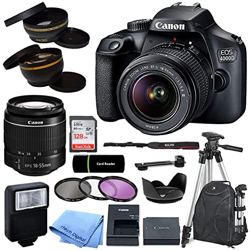 Canon EOS 4000D / Rebel T100 DSLR Camera Bundle: Review, Benefits, and Best Deals