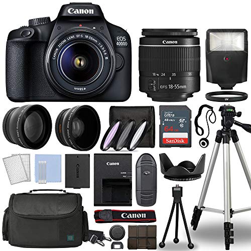 Canon EOS 4000D / Rebel T100 DSLR Camera Kit: Review, Pros and Cons, and Complete Accessory Bundle