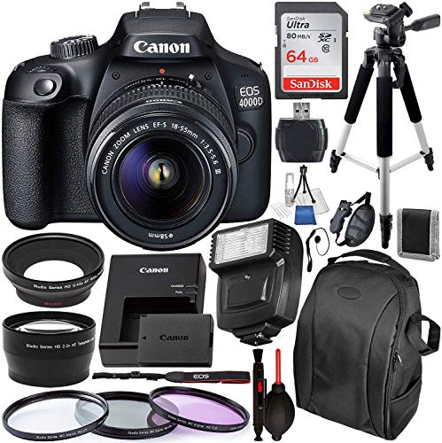 Canon EOS 4000D/Rebel T100 DSLR Camera: Review, Bundle Details, and Renewed Condition (2023)