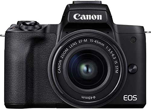 Canon EOS M50 Mark II + EF-M 15-45mm is STM Kit Black Review 2023