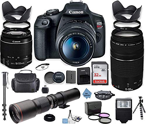 Canon EOS Rebel 2000D DSLR Camera Bundle: A Comprehensive Review of Features, Accessories, and Performance in 2024