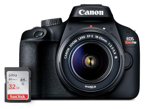 Canon EOS Rebel T100 DSLR Camera with EF-S 18-55mm Lens: A Comprehensive Review and Buying Guide for 2023