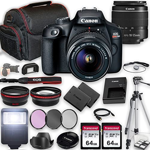 Canon EOS Rebel T100 DSLR Camera: A Comprehensive 35-Piece Bundle Review (2023)