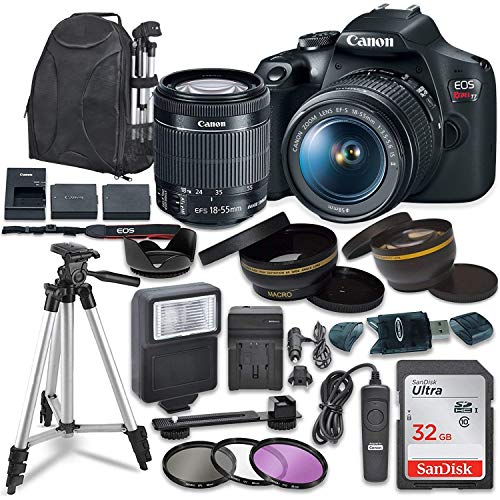 Canon EOS Rebel T7 Digital SLR Camera: A Comprehensive Review & Accessory Bundle Guide (2023)