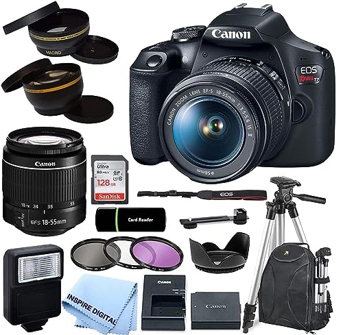 Canon EOS Rebel T7 DSLR Camera Bundle: Review, Pros and Cons, and 20 Essential Accessories for 2023