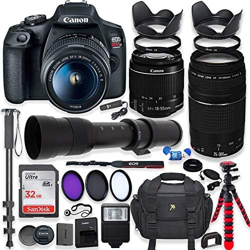 Canon EOS Rebel T7 DSLR Camera: Complete Bundle 2023 - Review, Features, and Pros & Cons