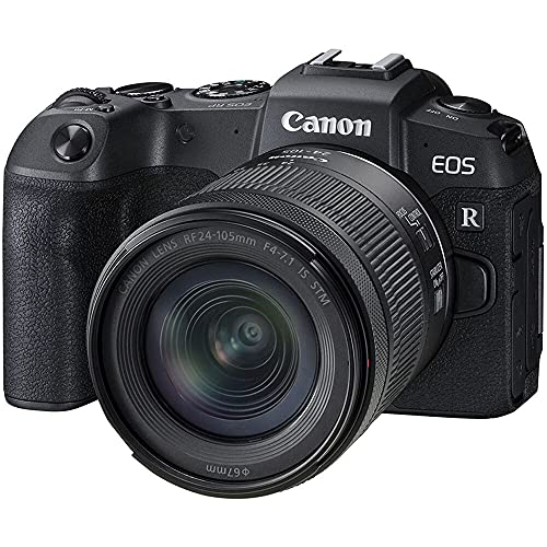 Canon EOS RP Full-Frame Mirrorless Camera Kit with RF24-105mm Lens: Compact and Lightweight for Travel and Vlogging