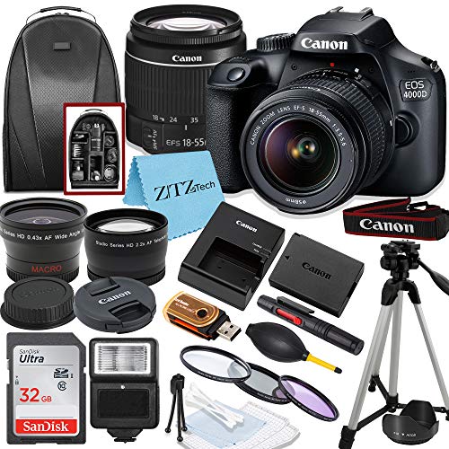 Canon EOS T100/4000D DSLR Camera Bundle: Review, Accessories, and Renewed Value (2023)