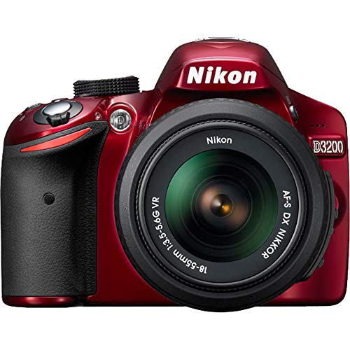 Certified Refurbished Nikon D3200 Digital SLR Camera & 18-55mm VR Zoom Lens (Red): A 2023 Review and Comparison