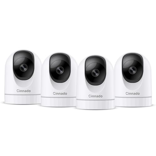 Cinnado 2K Home Security Cameras: A Comprehensive Review of the 4 Pack with 360° Motion Detection, 2 Way Audio, and Cloud Storage Compatibility