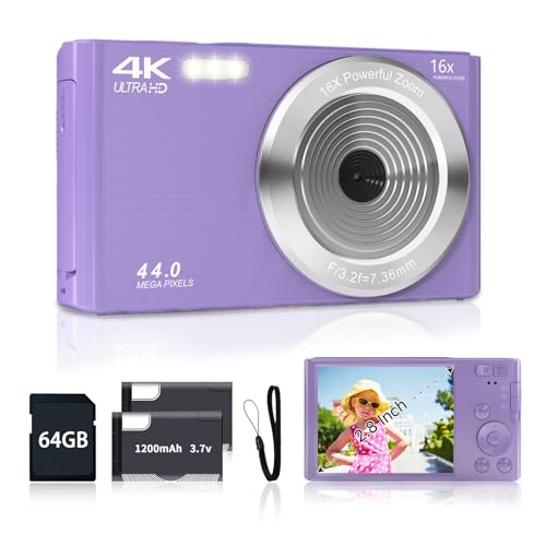 Compact 44MP FHD 4K Purple Teen Camera Review 2024