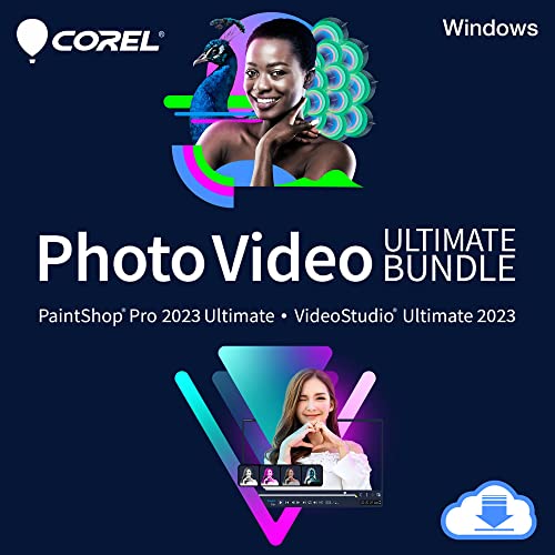 Corel Photo Video Ultimate Bundle 2023 Review: Is it Worth it? | PaintShop Pro 2023 Ultimate and VideoStudio Ultimate 2023 Comparison | Powerful Photo and Video Editing Software [PC Download]