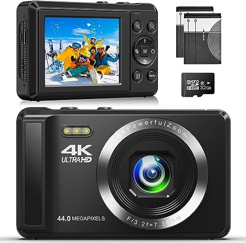 Digital Camera 4K 44MP Compact Camera: A Comprehensive Review and Buying Guide for Teens and Kids in 2024