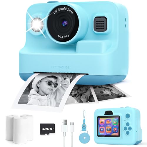 Dylanto Kids Camera Instant Print: A Detailed Review of the Best Christmas Birthday Gift for Girls Age 3-12 in 2024