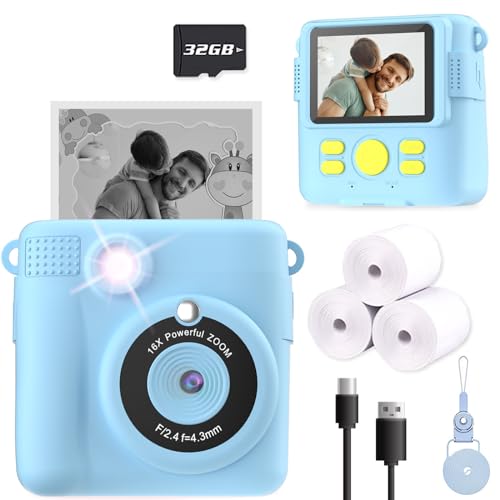 ESOXOFFORE Kids Camera Instant Print: A Review of the Best Christmas Birthday Gift for Kids Age 3-12, with 1080P Videos and Portable Travel Capability