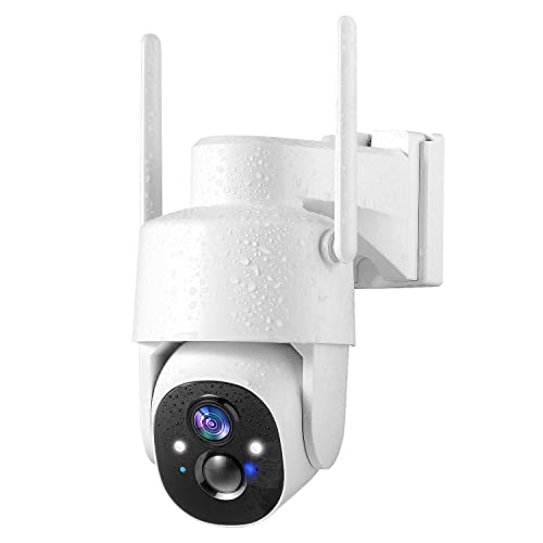 GMK Wireless Outdoor Security Cameras: A Comprehensive Review of the 2K Pan-Tilt 360° View Battery Powered 2-Way Talk Camera with 3MP PTZ, WiFi, and Cloud/SD Storage for Enhanced Surveillance in 2023