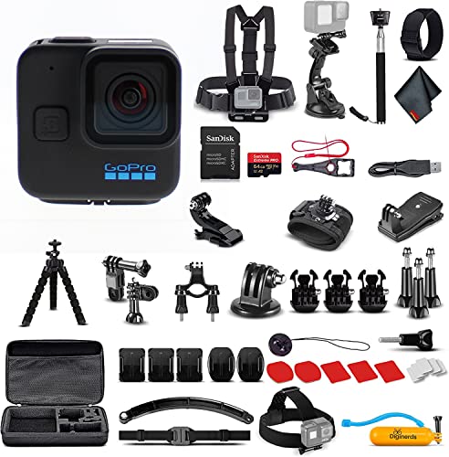 Go Pro HERO11 Black Mini: A Comprehensive Review and Guide with 5.3K Ultra HD Video, 24.7MP Photos, and Stabilization + 50-in-1 Accessory Kit + 64GB Card