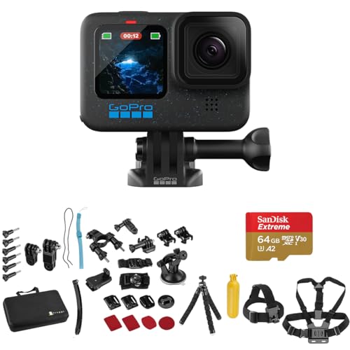 GoPro Hero 12 Black Action Camera Bundle: A Comprehensive Review and Comparison of Waterproof Mini Video Kit with HD Accessories for Creative Media Creators in 2023