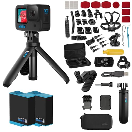 GoPro HERO10 Black Action Camera: A Comprehensive Holiday Bundle Guide with Spare Battery, Accessories, and Extreme Sport Kit - 2023 Review