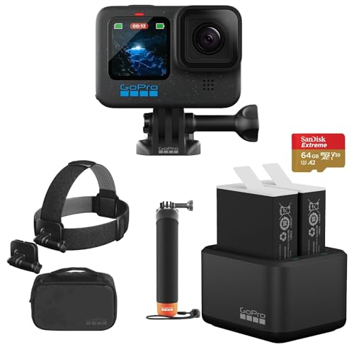 GoPro HERO12 Black Camera Bundle: The Ultimate Adventure Recording Kit for 2023