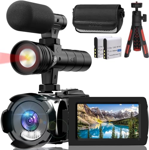 Hojocojo 4K Video Camera Review: The Best Camcorder with Night Vision, External Microphone, and 24X Digital Zoom for YouTube Vlogging in 2023