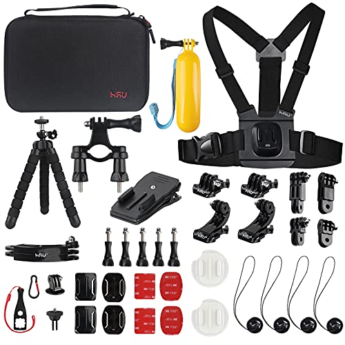 HSU 40-in-1 Accessory Bundle Kit for GoPro Hero 12 11 10 9 8 7 6 5 4 3: A Comprehensive Review and Comparison for Action Camera Enthusiasts in 2023